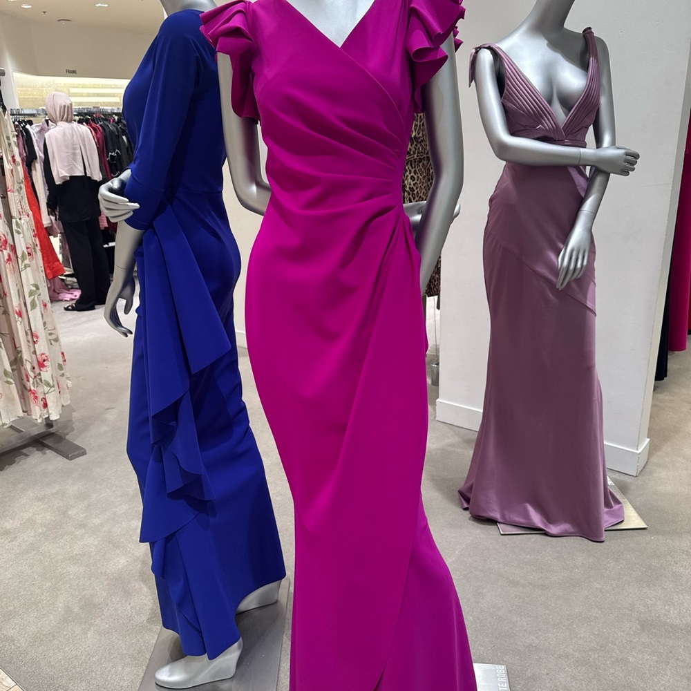 Chiara Boni Fuchsia Maxi Dress